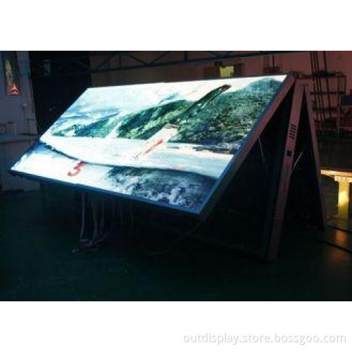 Outdoor Advertising High Resolution Double Sided LED Sign E